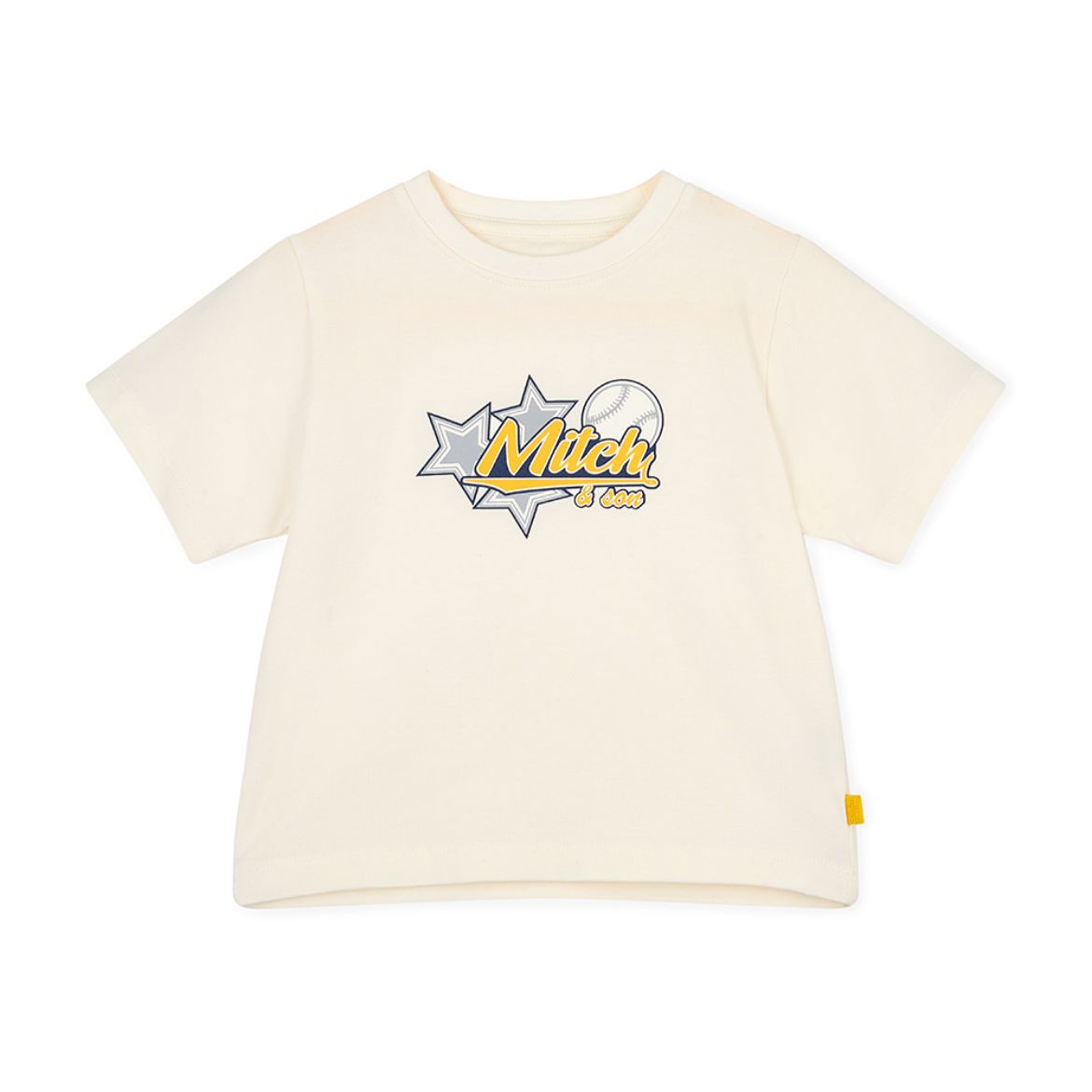 Picture of Mitch & Son Keanu White Baseball T-Shirt