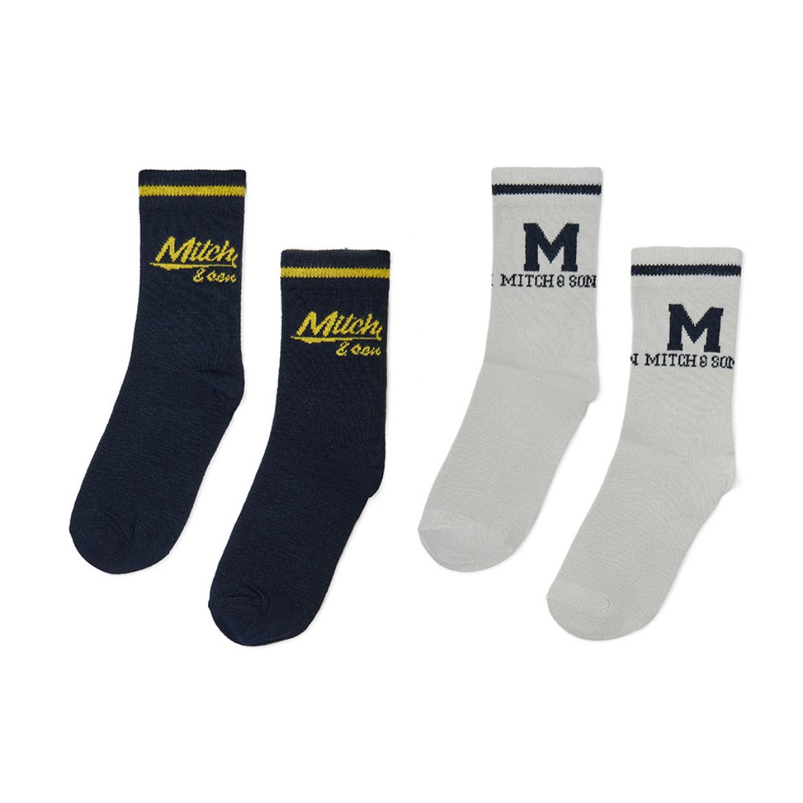 Picture of Mitch & Son Kylo Navy 2 Pack Socks 