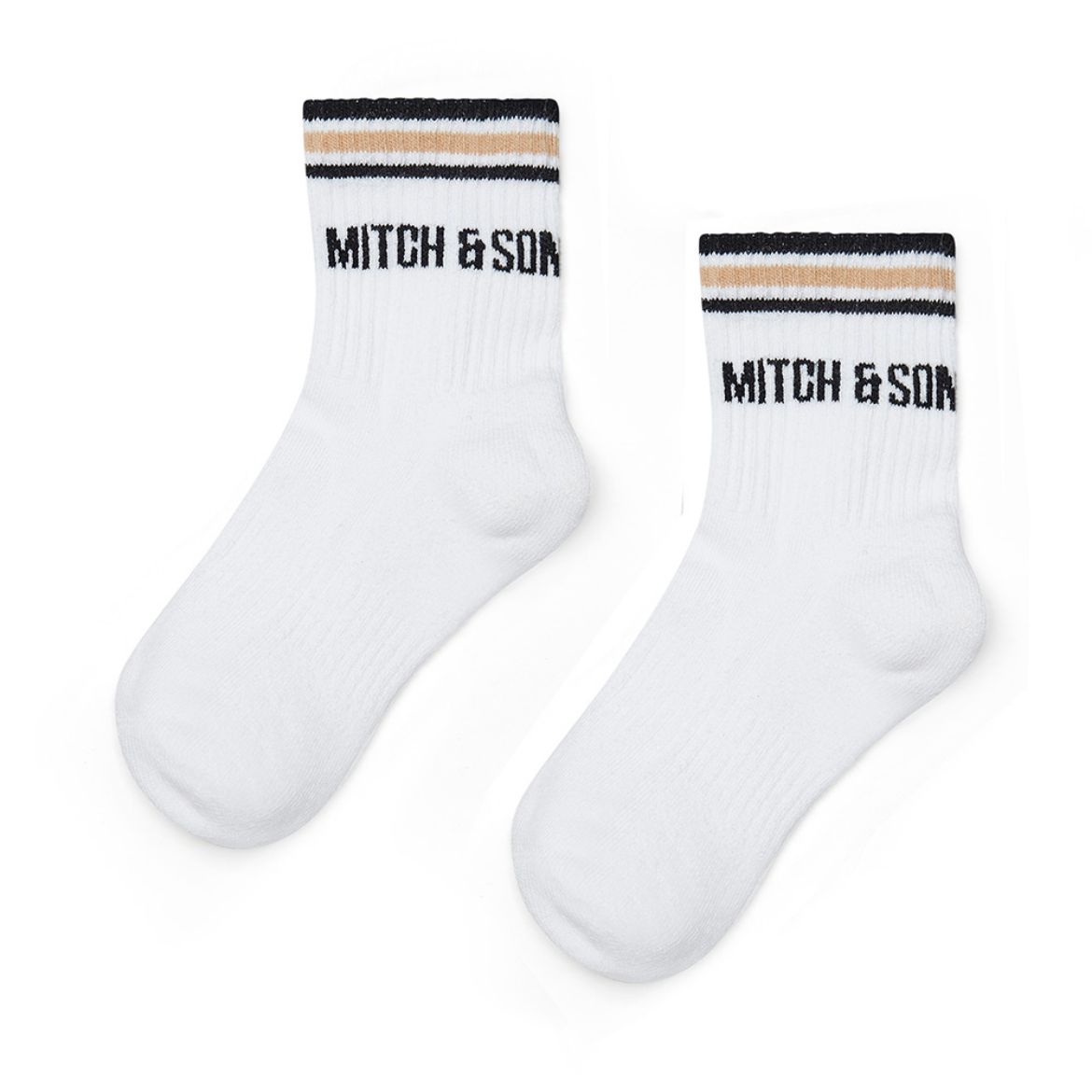 Picture of Mitch & Son Lawson White Sport Sock