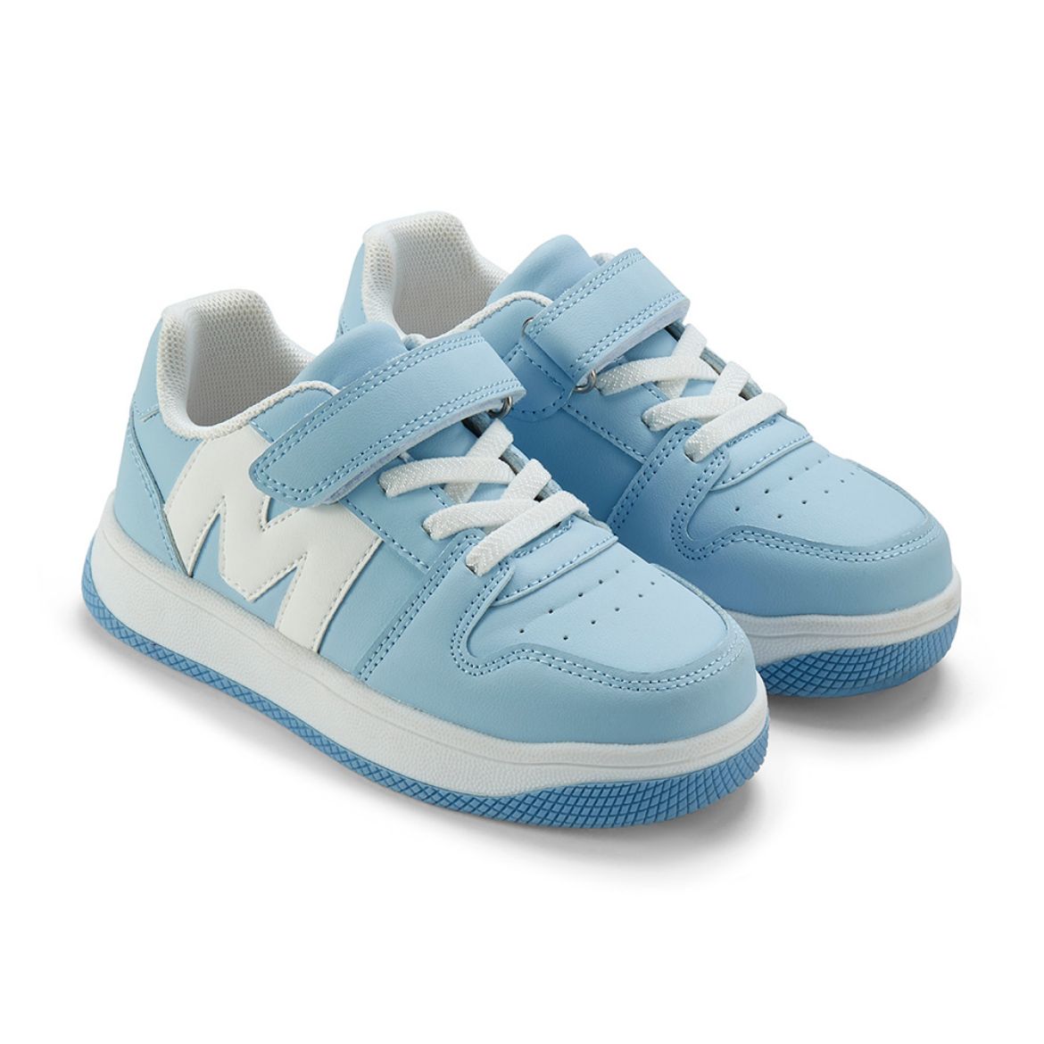 Picture of Mitch & Son Jump Low Sky Blue Velcro Trainer