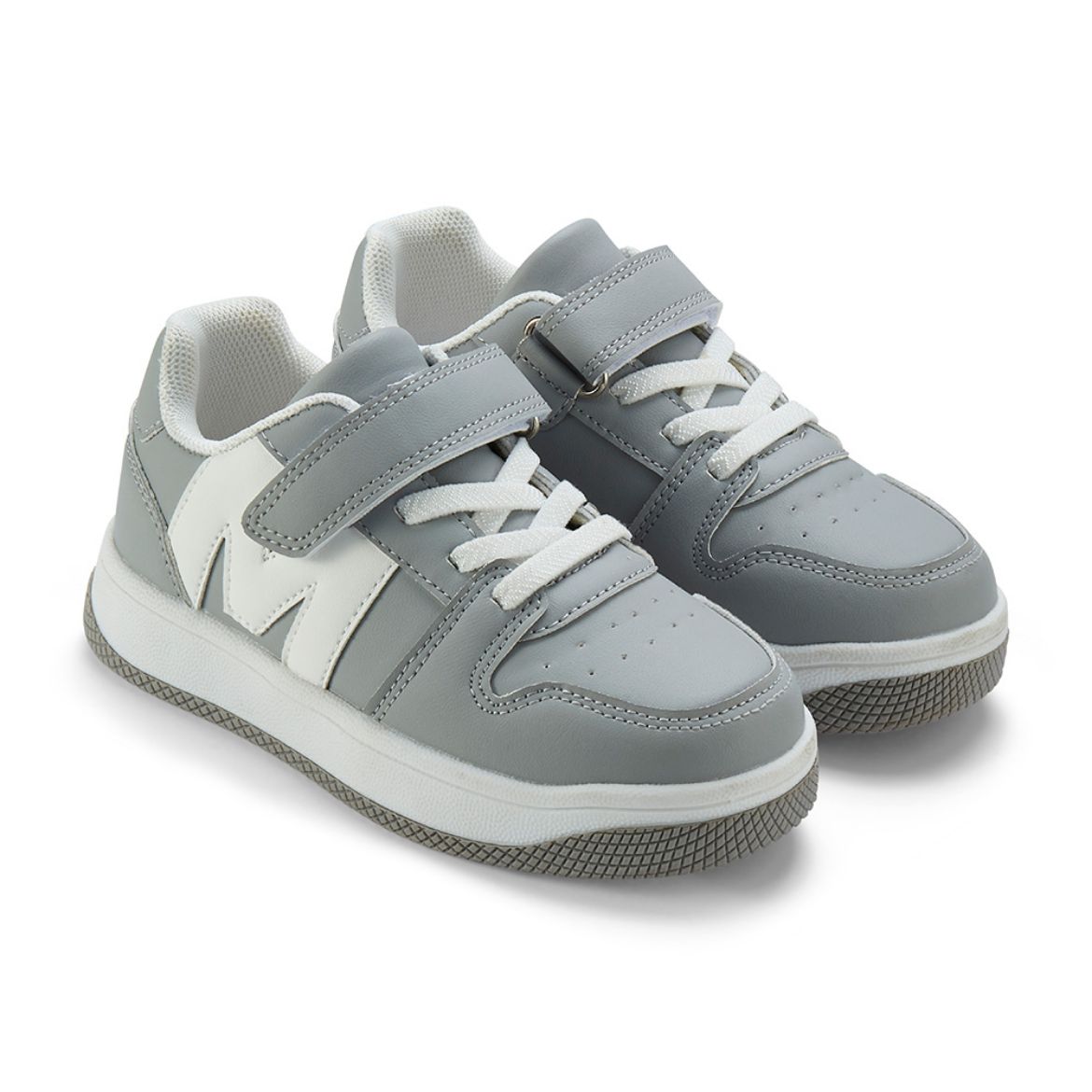 Picture of Mitch & Son Jump Low Grey Velcro Trainer