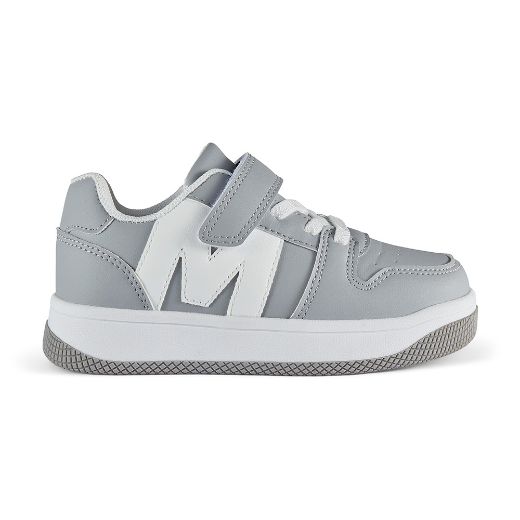 Picture of Mitch & Son Jump Low Grey Velcro Trainer