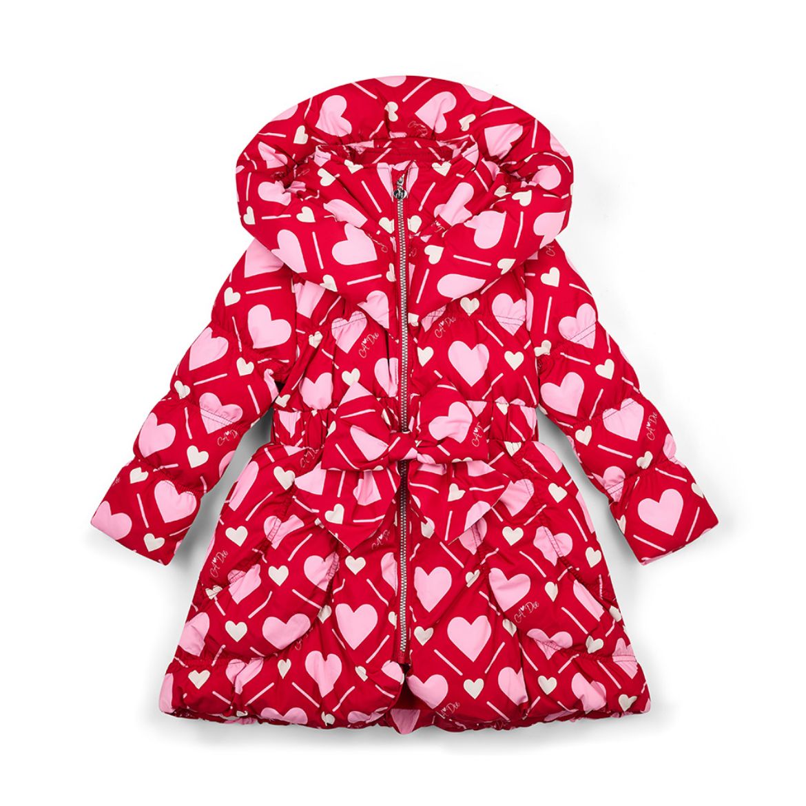 Picture of A Dee Lauren Red Herat Print Bow Jacket
