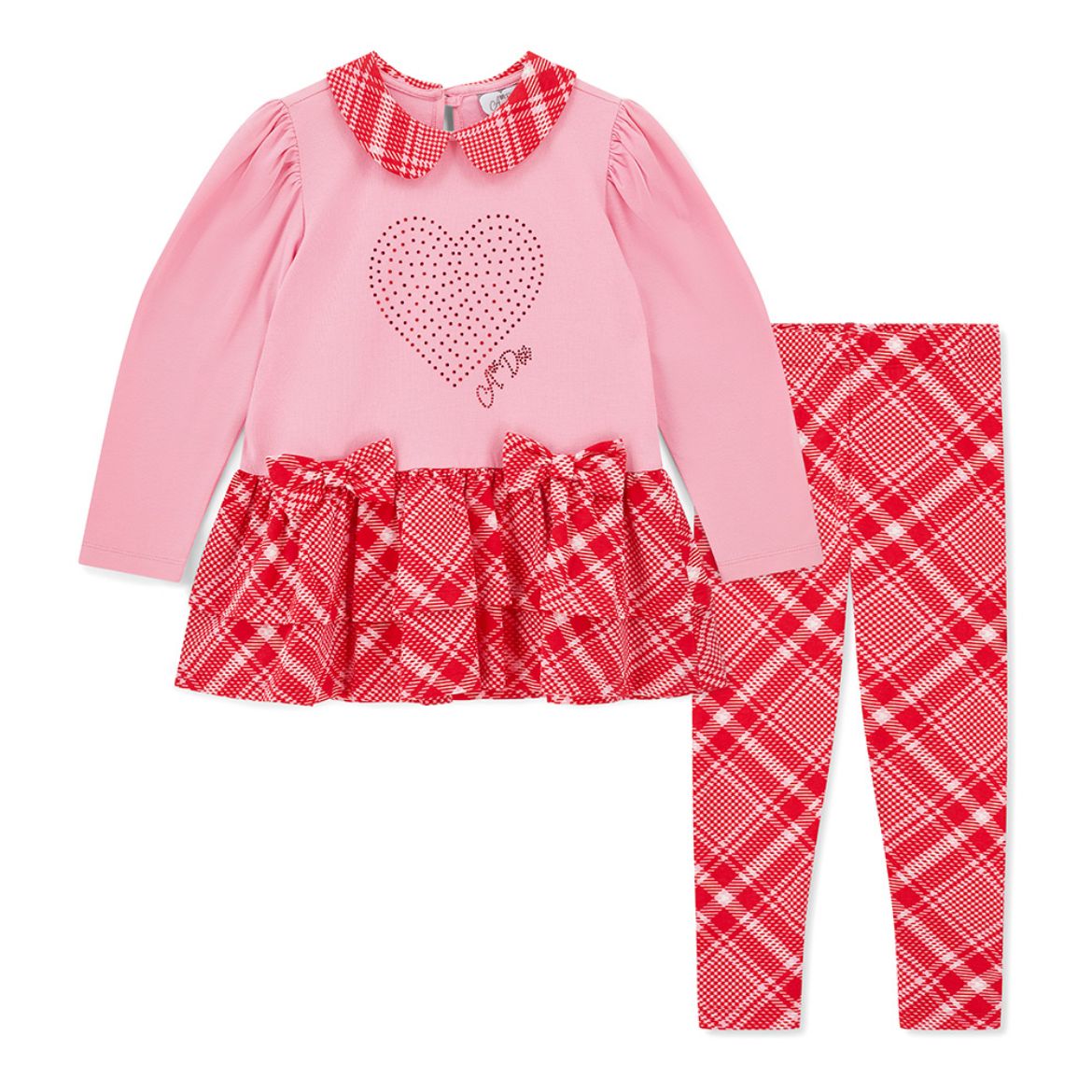 Picture of A Dee Lydia Red Check Legging Set