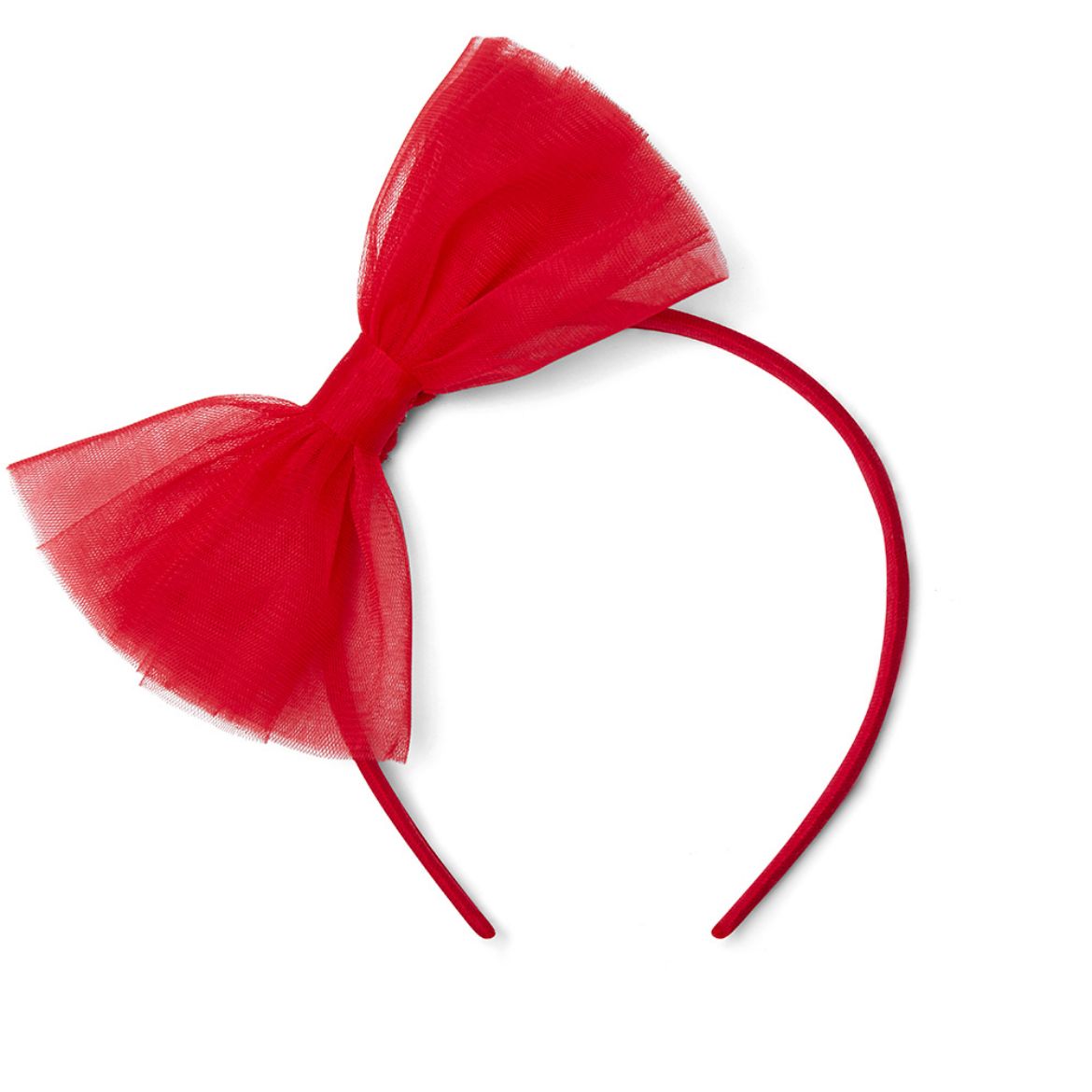 Picture of A Dee Lennon Red Tulle Bow Hairband