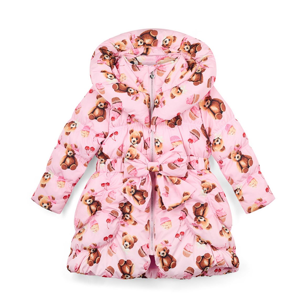 Picture of A Dee Lauren Pink Bear Print Bow Jacket