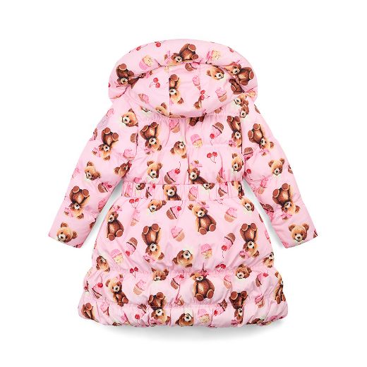 Picture of A Dee Lauren Pink Bear Print Bow Jacket