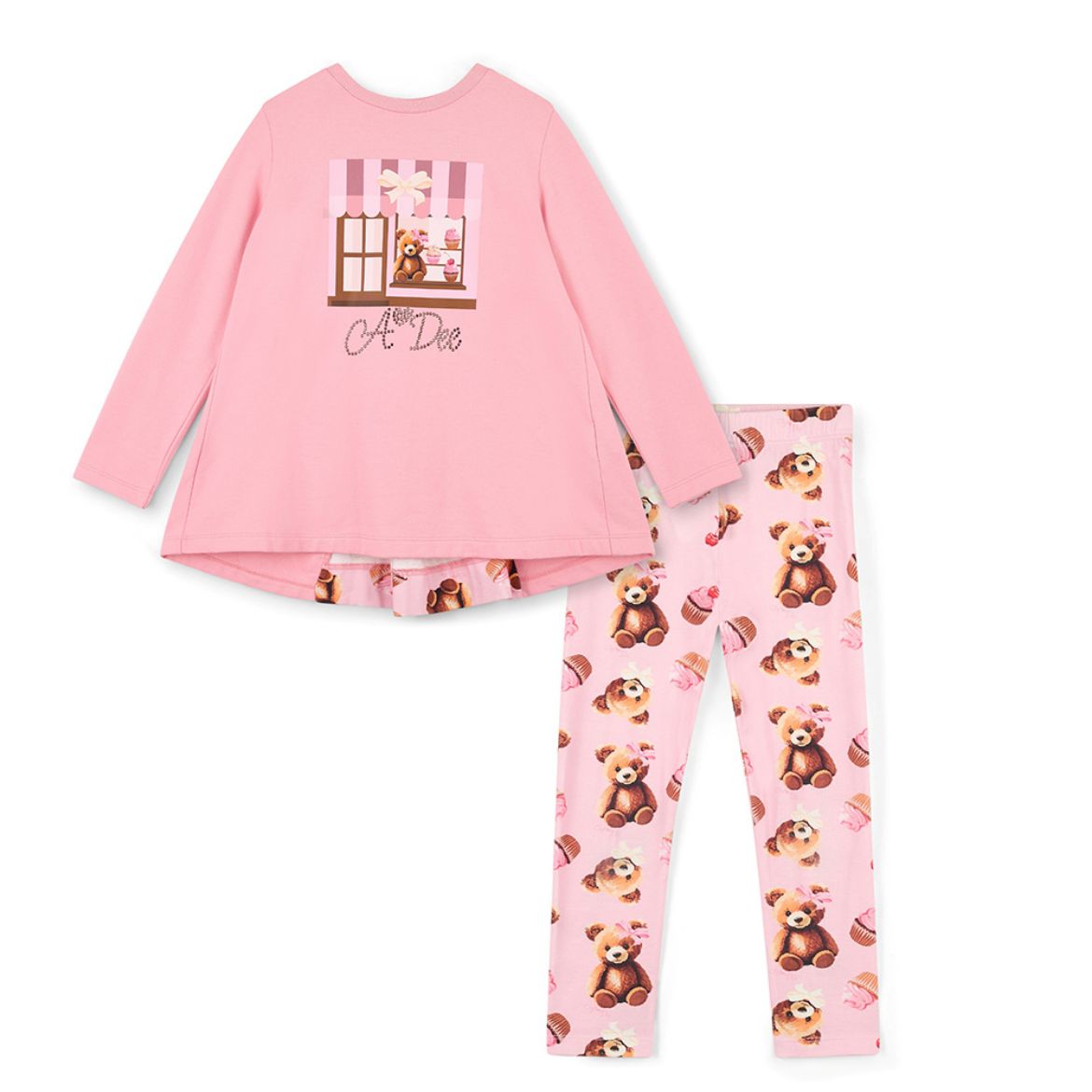 Picture of A Dee Missy Pink Cupcake Legging Set