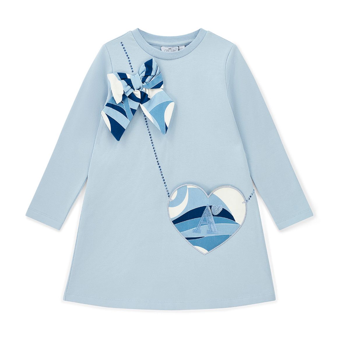 Picture of A Dee Lotus Blue Handbag Dress 