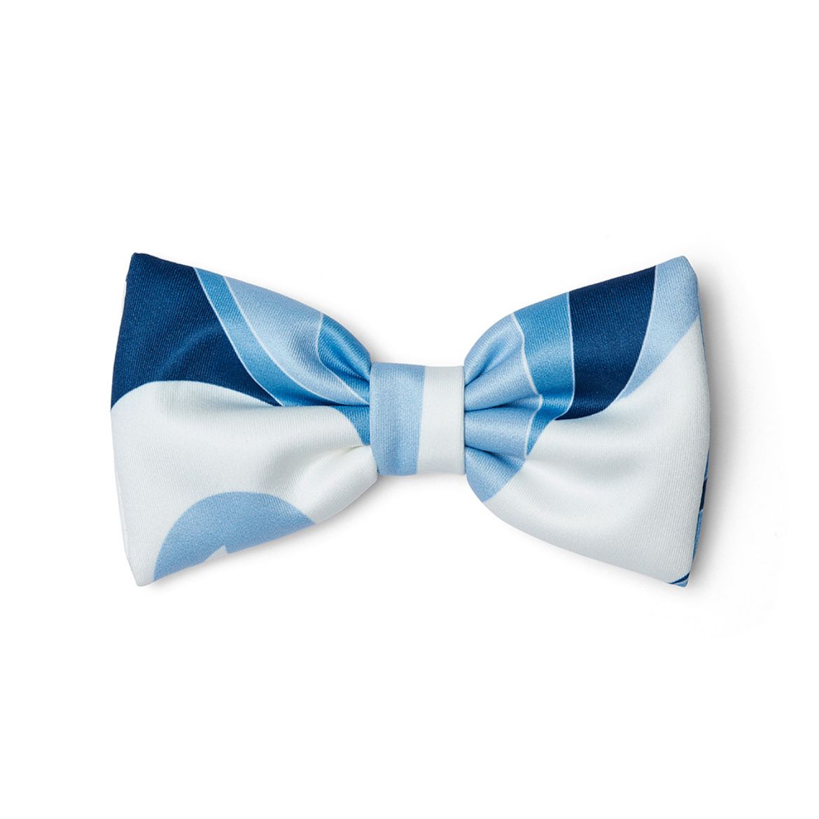 Picture of A Dee Leighton Blue Swirl Print Bow Hair Clip