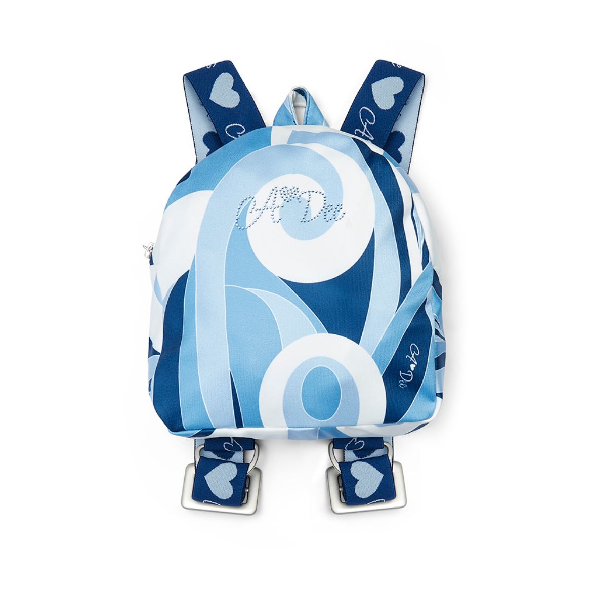 Picture of A Dee North Blue Swirl Print Back Pack