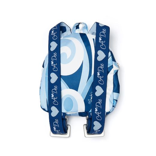 Picture of A Dee North Blue Swirl Print Back Pack