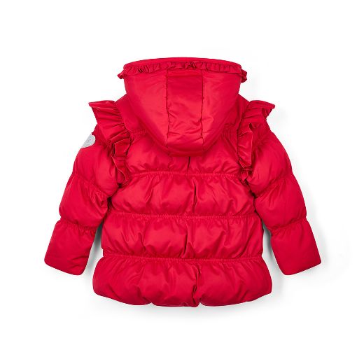 Picture of A Dee Liliana Red Padded Jacket With Frill Heart Pockets