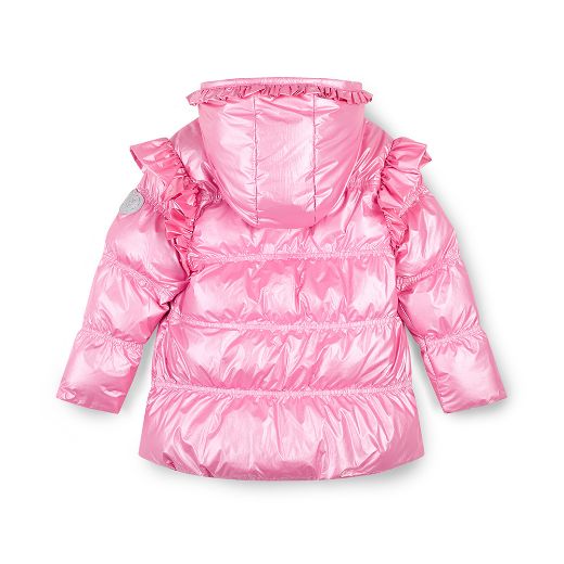 Picture of A Dee Liliana Pink Padded Jacket With Frill Heart Pockets
