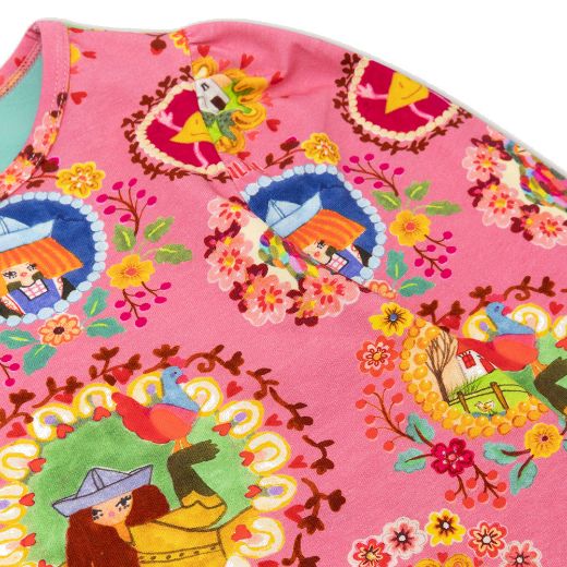 Picture of Oilily Girls Damsel Pink Dress