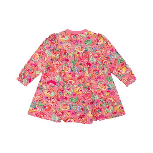 Picture of Oilily Girls Dwarf Pink Printed Dress