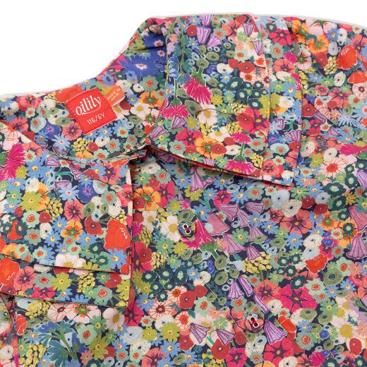 Picture of Oilily Girls Blaire Flower Shirt & Dahouse Denim Dress 