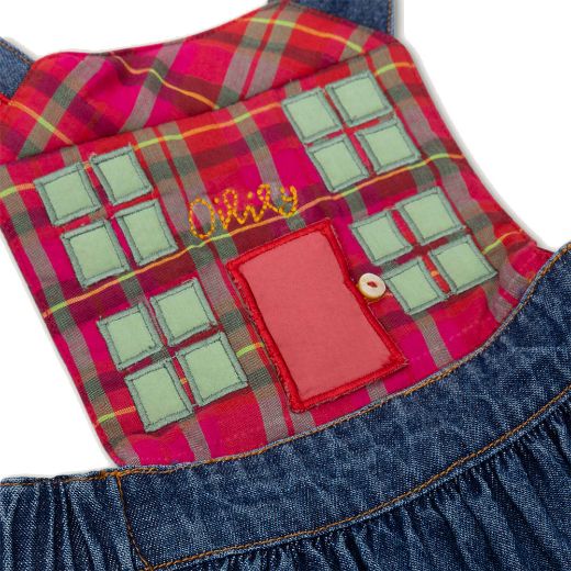 Picture of Oilily Girls Blaire Flower Shirt & Dahouse Denim Dress 