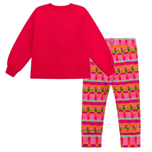 Picture of Oilily Girls Hak Pink Jumper & Peep Pink Leggings