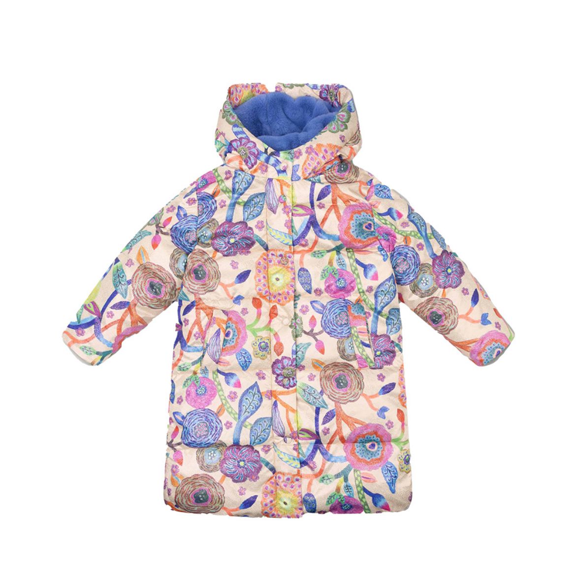 Picture of Oilily Girls Crown Printed Coat