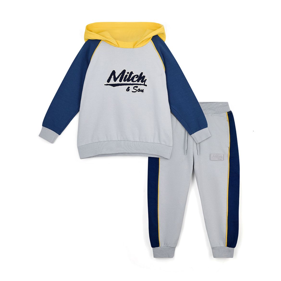 Picture of Mitch & Son Kash Grey Hoodie Tracksuit