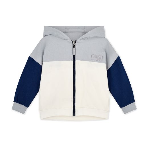 Picture of Mitch & Son Kayden Grey Drop Shoulder Zipper Tracksuit