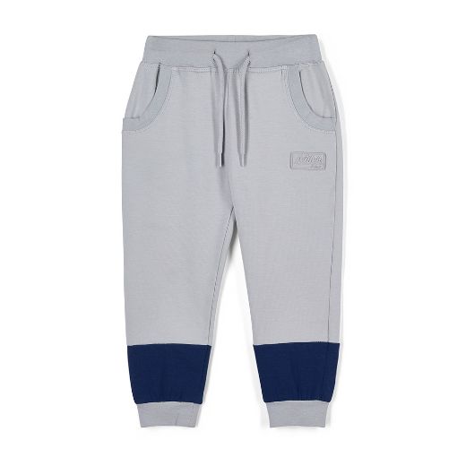 Picture of Mitch & Son Kayden Grey Drop Shoulder Zipper Tracksuit