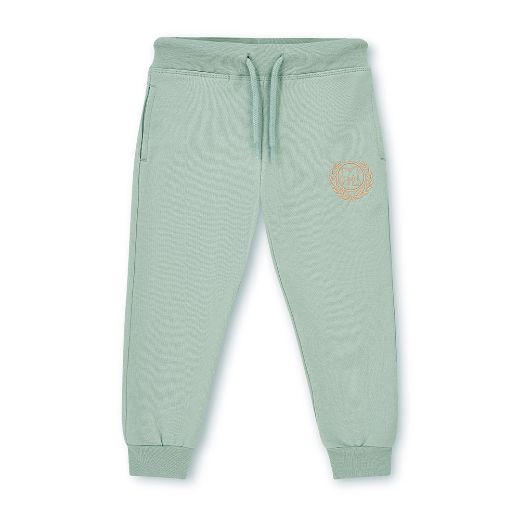 Picture of Mitch & Son Jaxon Icey Jade Crest Embroidery Crewneck Tracksuit