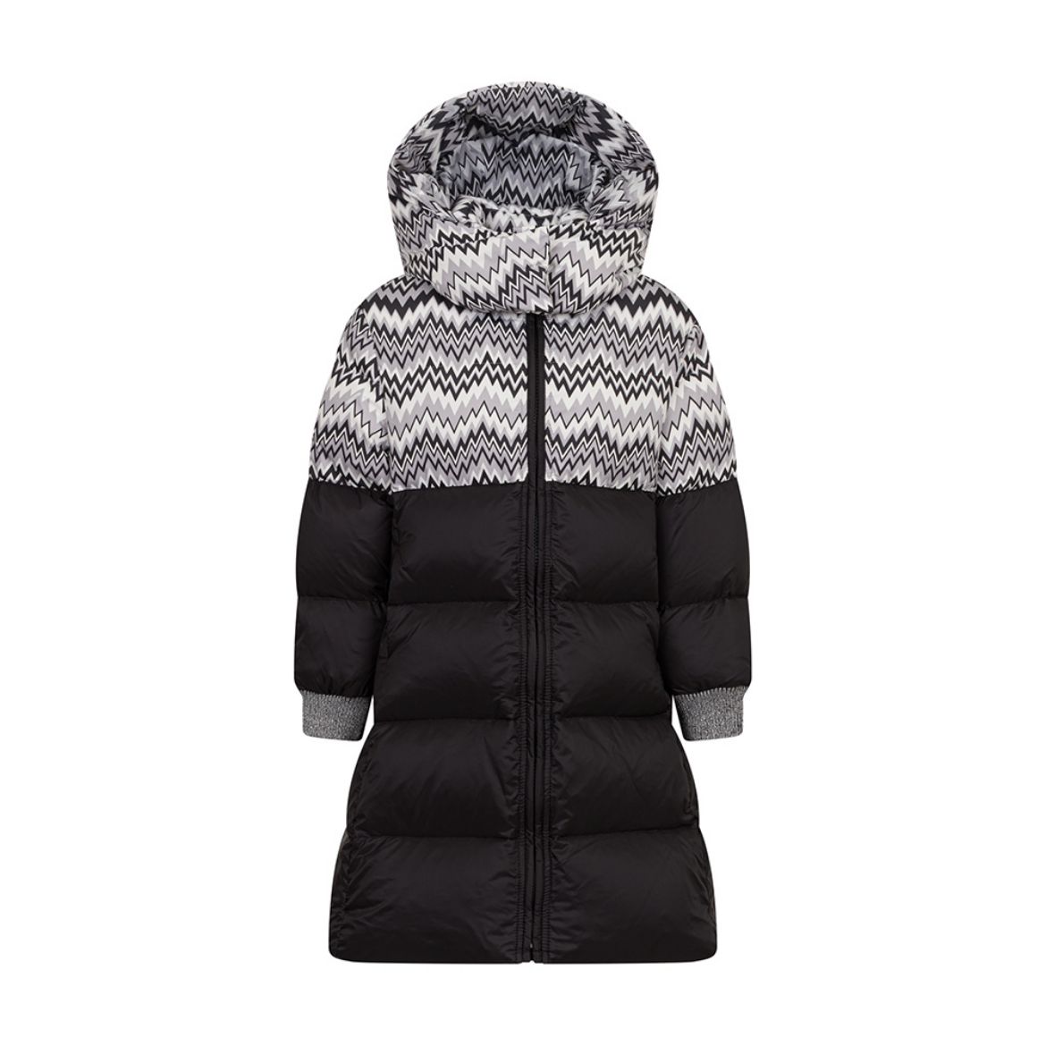 Picture of Missoni Girls Black & White Long Coat