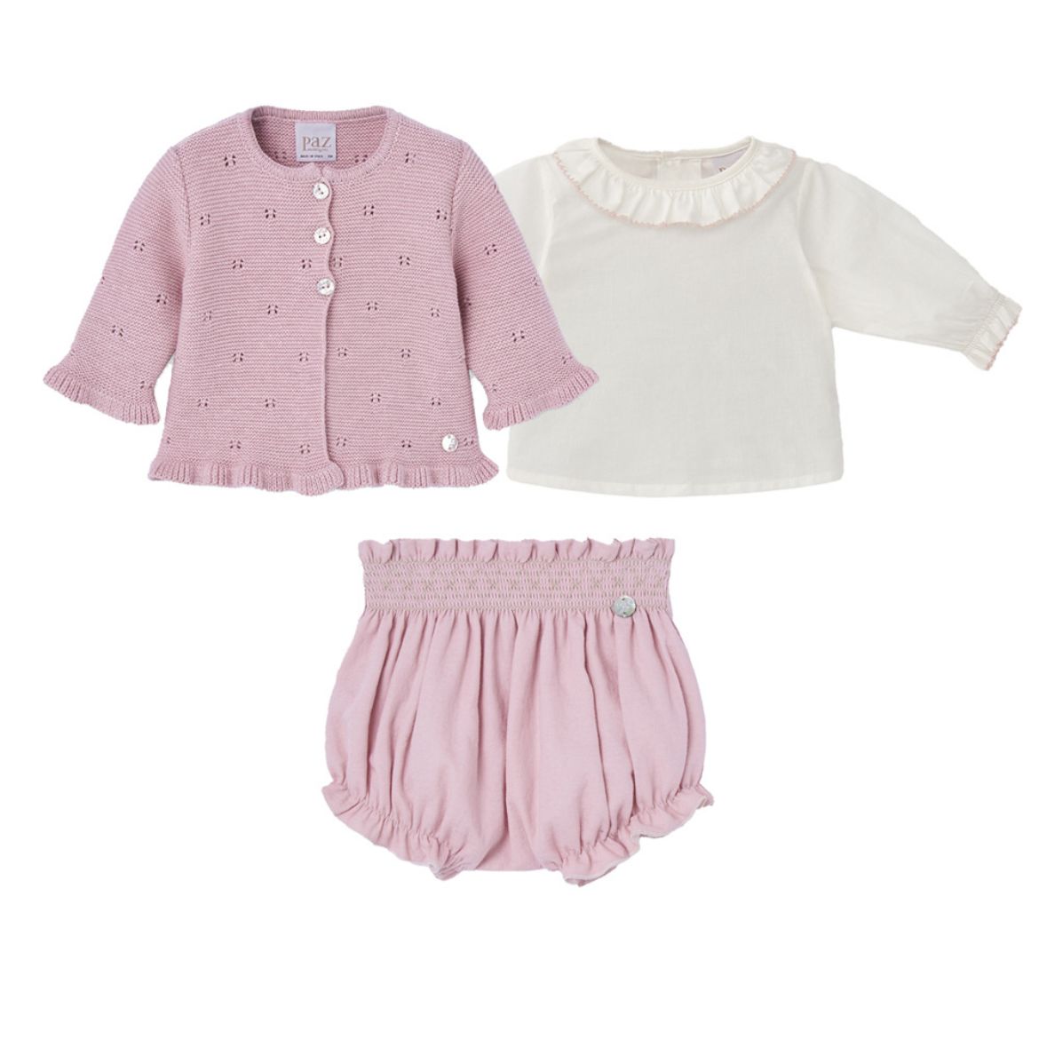 Picture of Paz Rodriguez Pink 3 Piece Set