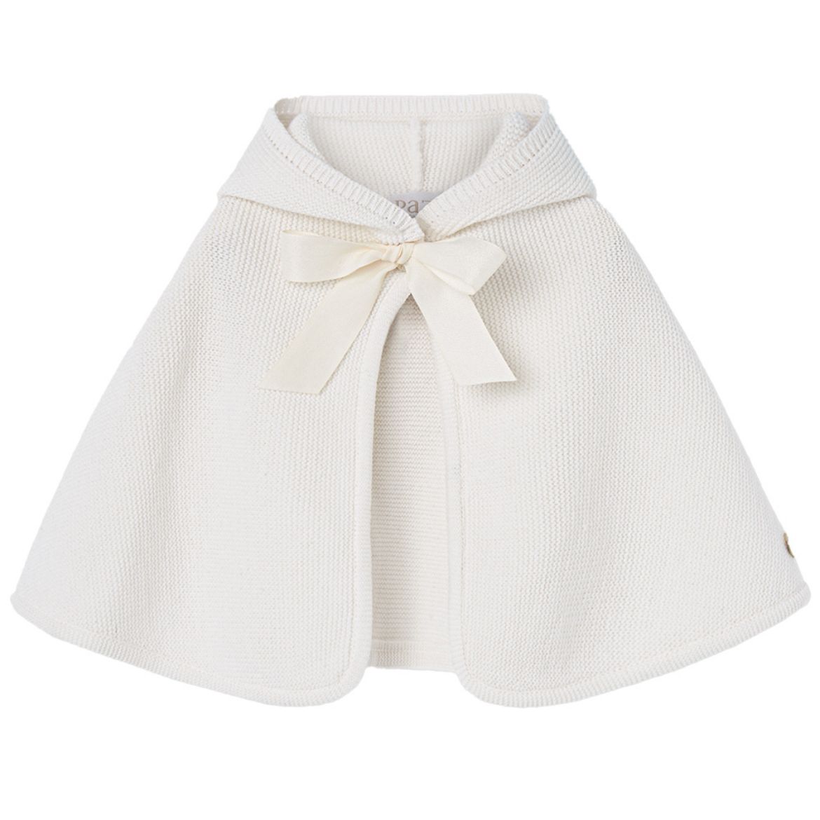 Picture of Paz Rodriguez Cream Knitted Cape