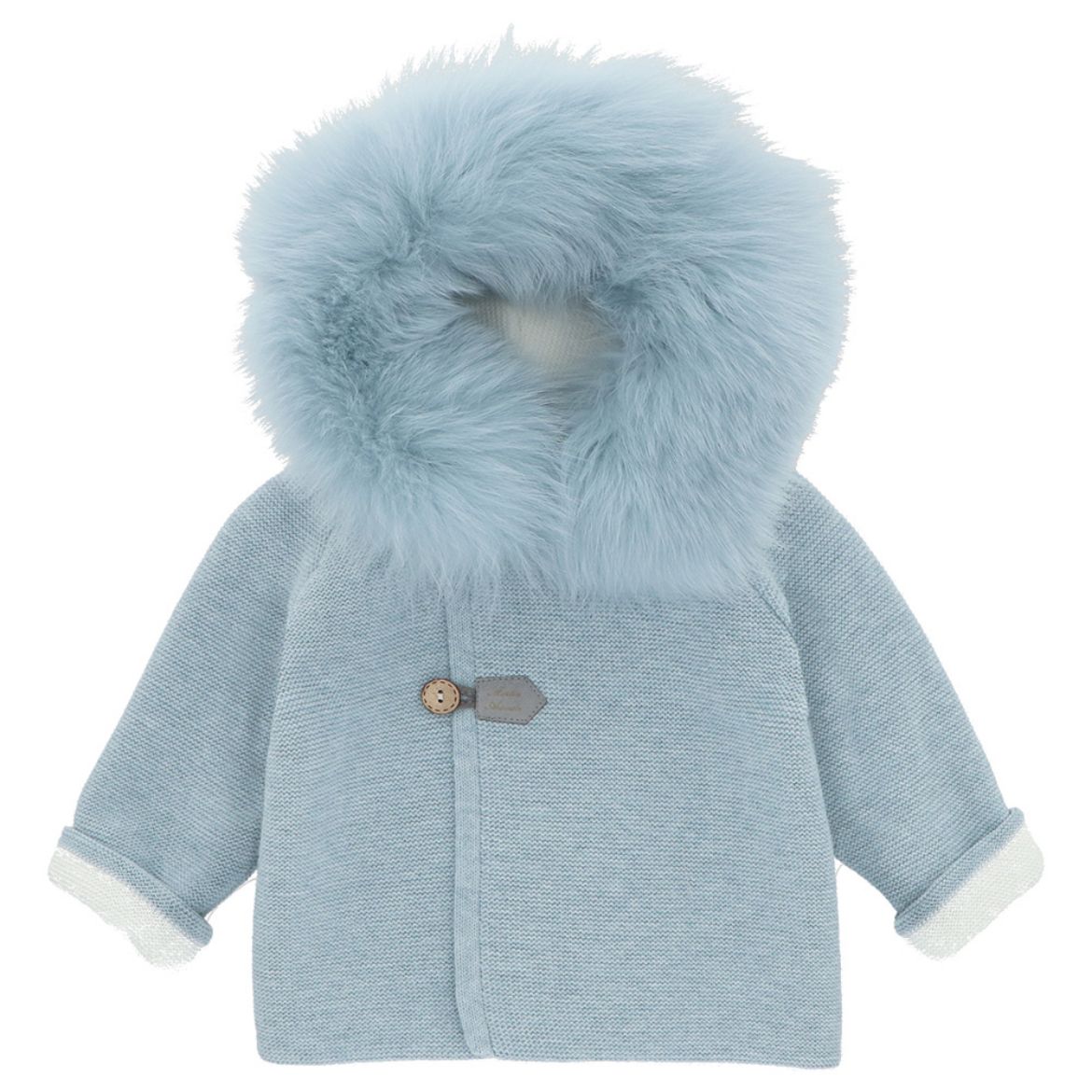 Picture of Martin Aranda Boys Dusty Blue Cardigan Coat