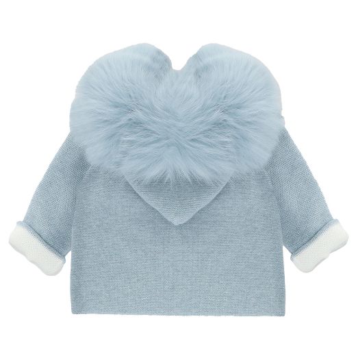 Picture of Martin Aranda Boys Dusty Blue Cardigan Coat