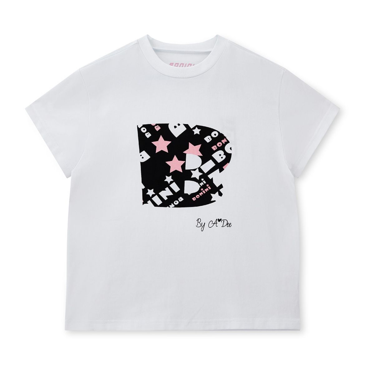 Picture of Bonini Dynamic White Oversized Logo Tshirt
