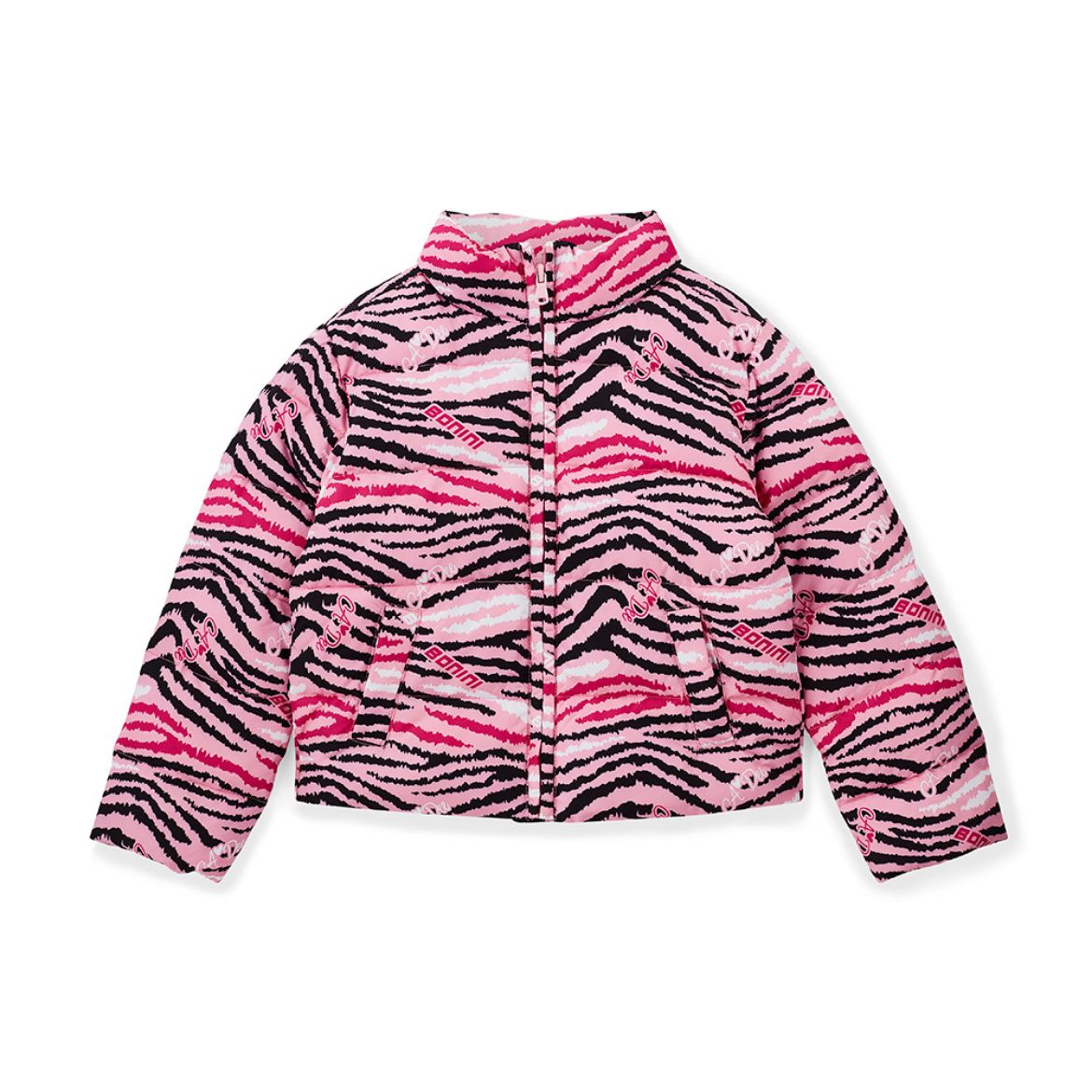 Picture of Bonini Dazzle Peony Pink Printed Jacket