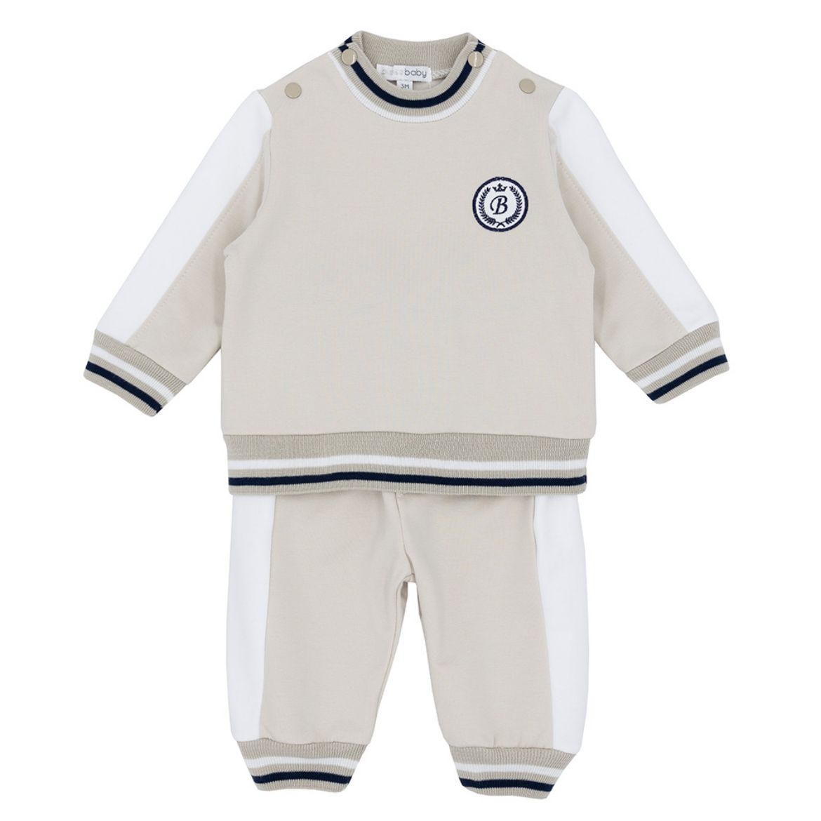Picture of Blues Baby Boys Beige Tracksuit