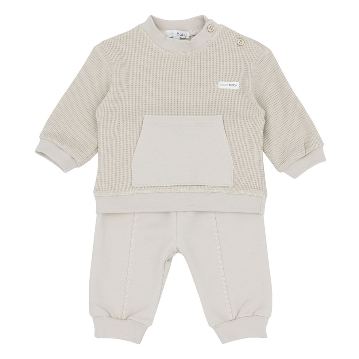 Picture of Blues Baby Boys Beige Pocket Tracksuit