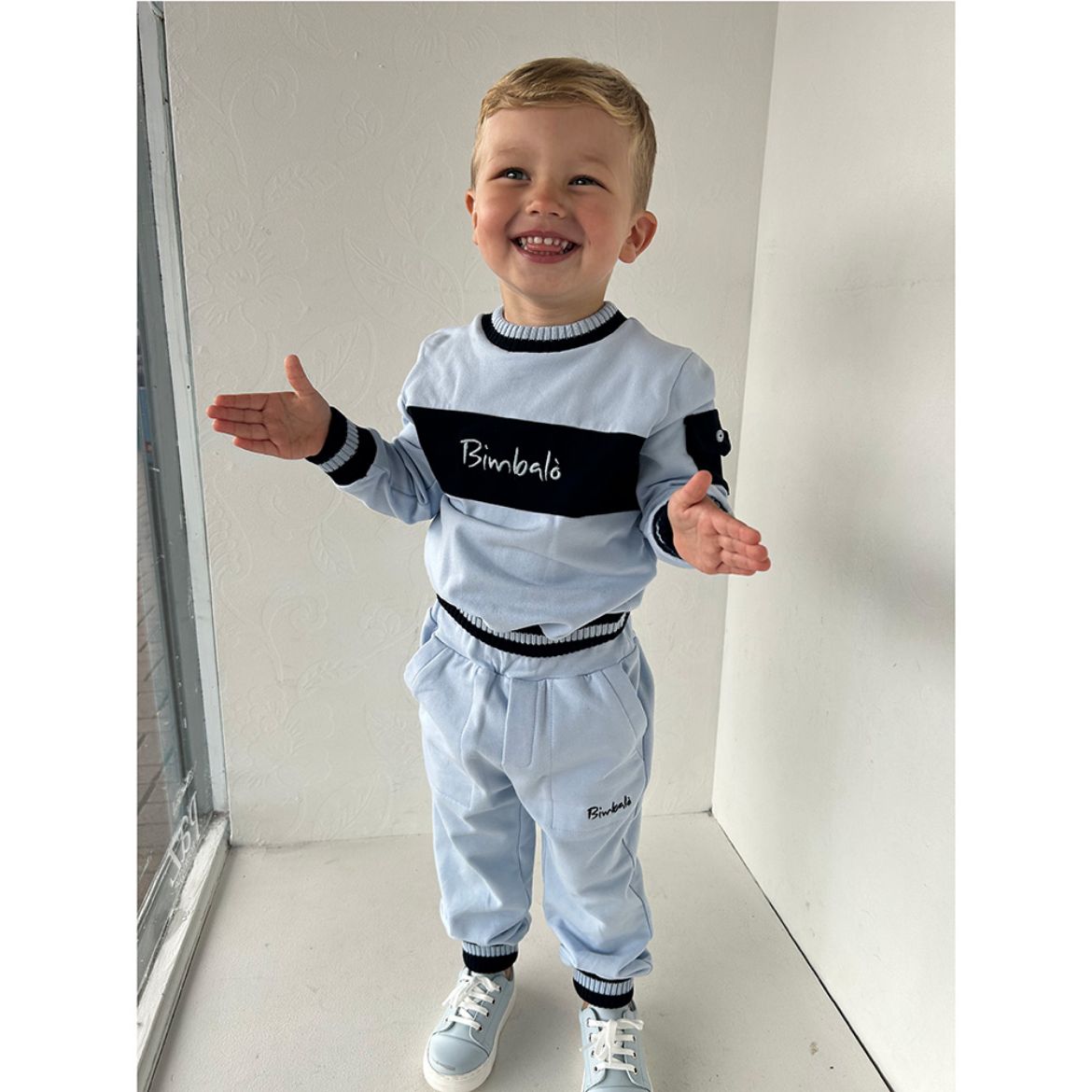 Picture of Bimbalo Boys Blue & Navy Tracksuit