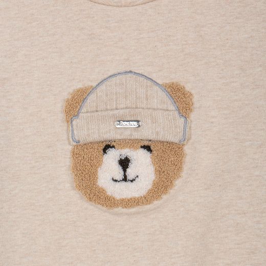 Picture of Patachou Boys Beige Teddy Tracksuit