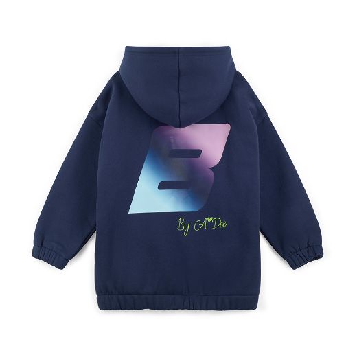 Picture of Bonini Sparkle Navy Oversized Hoody