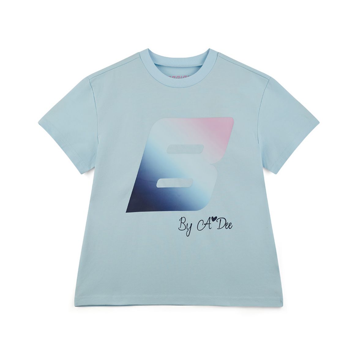 Picture of Bonini Dynamic Sky Blue Oversized Logo T-Shirt
