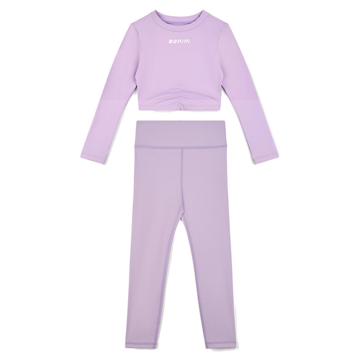 Picture of Bonini Aspire Lilac Long Sleeve Sport Top And Legging Set