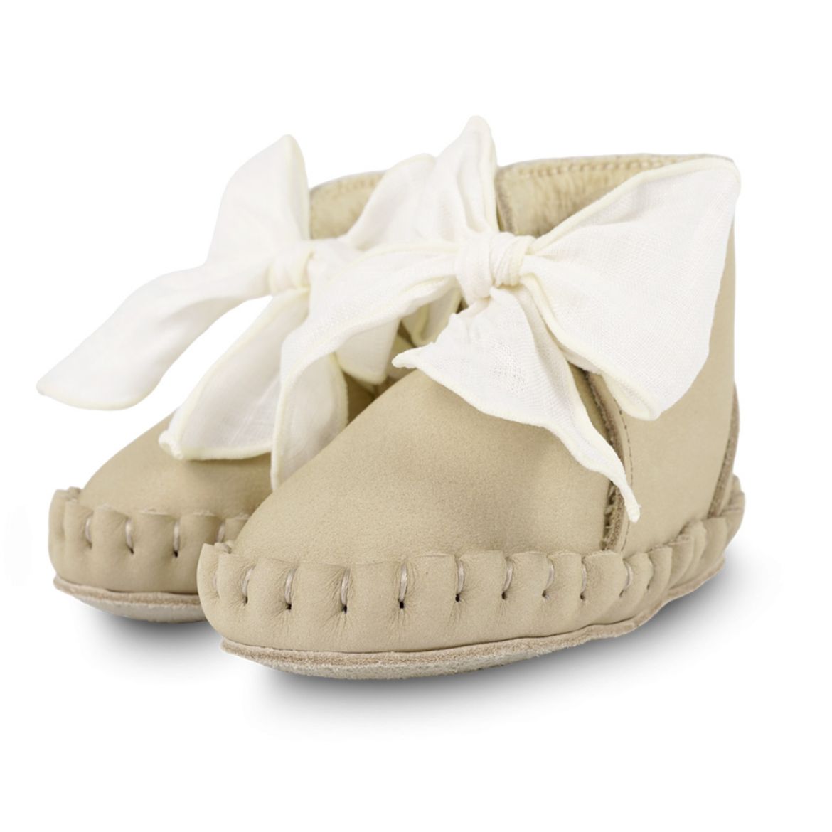 Picture of Donsje Pina Taupe Organza Booties