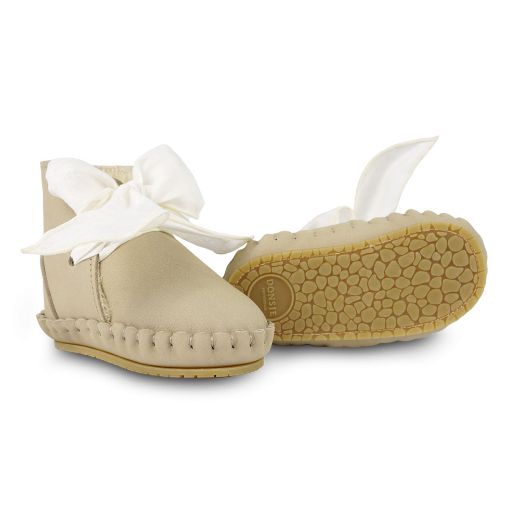 Picture of Donsje Pina Taupe Organza Booties