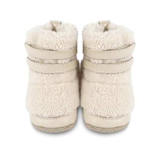 Picture of Donsje Larisso Off White Faux Fur Booties
