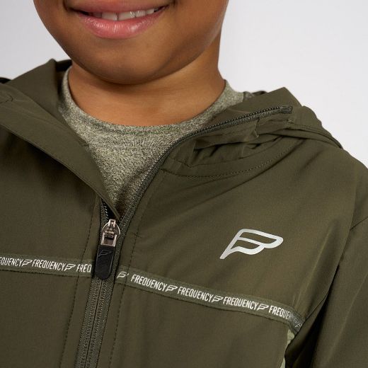 Picture of Frequency Boys Attain Khaki Tracksuit & Top Set