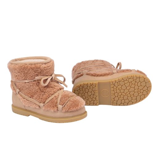 Picture of Donsje Cassia Beige Sheep Wool Boots