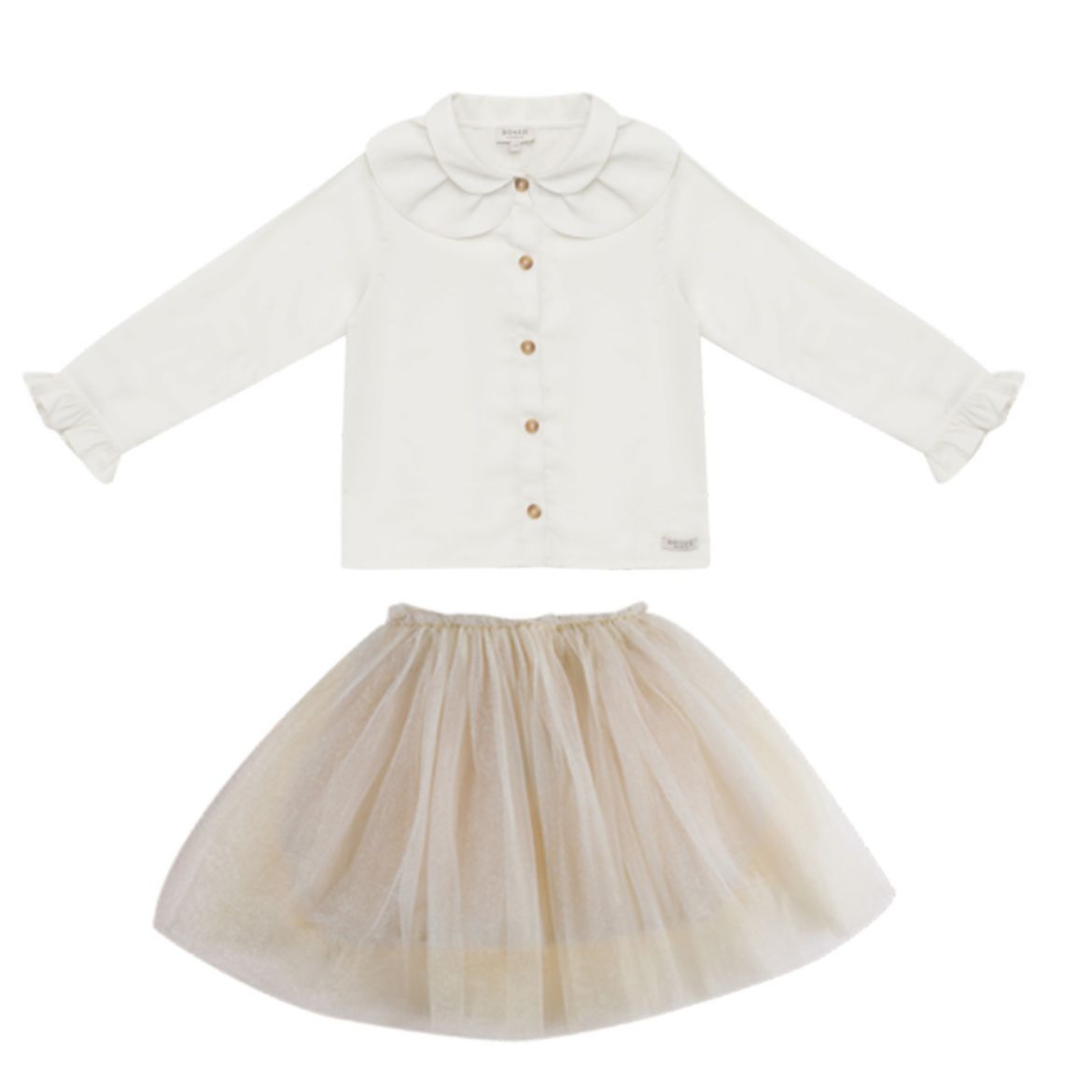 Picture of Donsje Girls Nien Top & Pien Skirt Set
