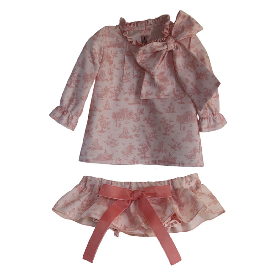 Picture of Phi Pink Top & Knicker Set