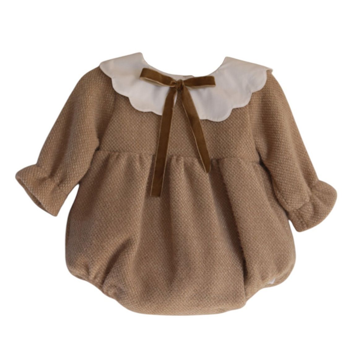 Picture of Phi Beige Romper with Bow